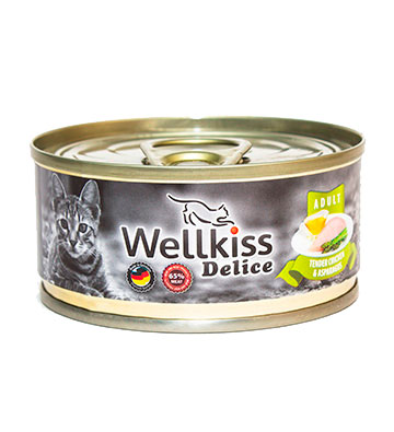Wellkiss Delice консервы для взрослых кошек