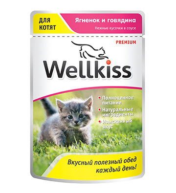 Wellkiss влажный корм для котят