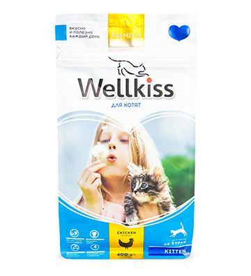 Wellkiss сухой корм для котят